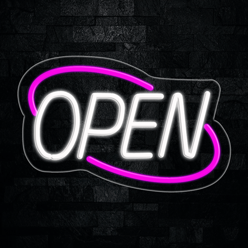 Open LED Flex Neon Sign 22" x 14"