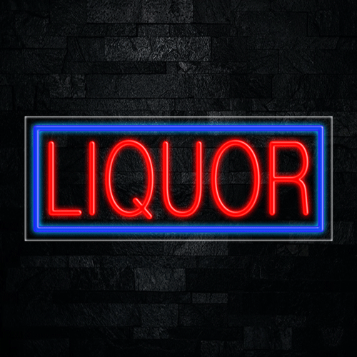 Liquor LED Flex Neon Sign 30" x 12"
