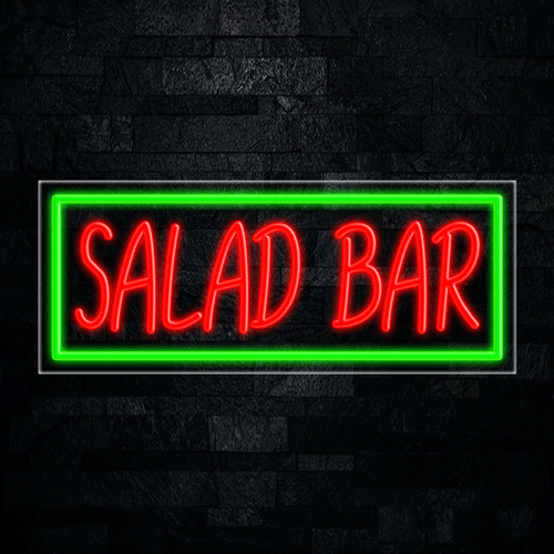 Salad Bar LED Flex Neon Sign 30" x 12"