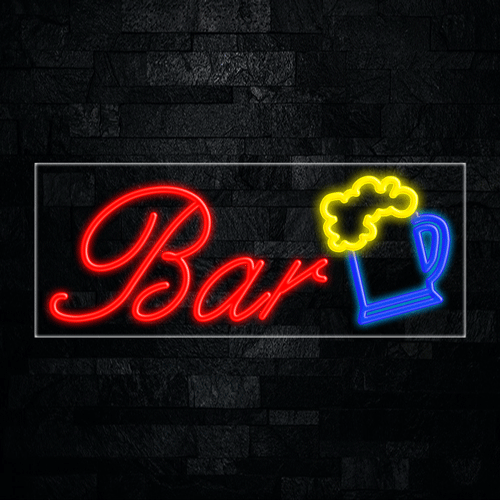 Bar LED Flex Neon Sign 30" x 12"