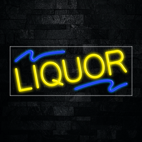 Liquor LED Flex Neon Sign 30" x 12"
