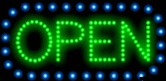 Animated LED OPEN Sign-Horizontal Style - ASSEMBLED in the U.S.A
