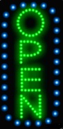 Animated LED OPEN Sign-Vertical Style-ASSEMBLED in the USA