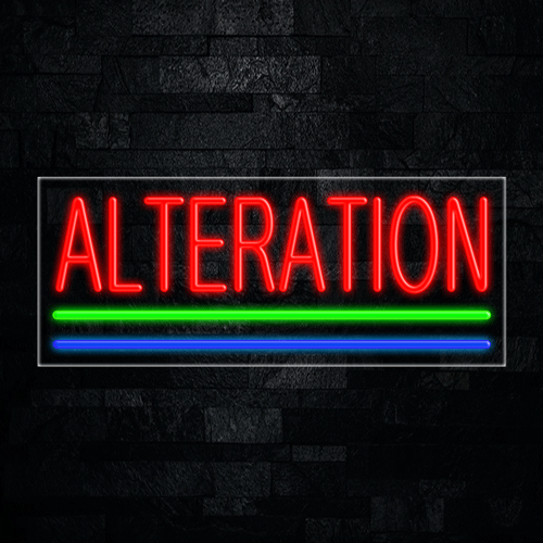 Alteration LED Flex Neon Sign 30" x 12"