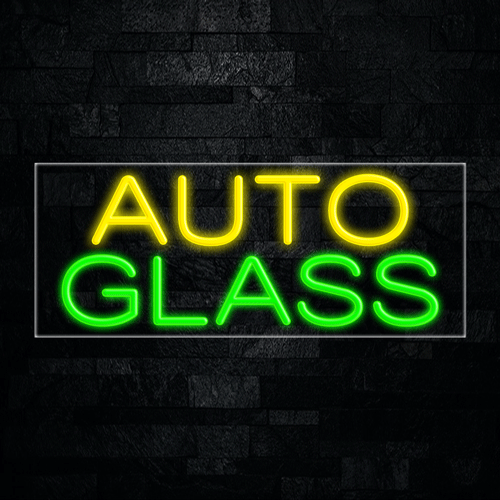 Auto Glass LED Flex Neon Sign 30" x 12"