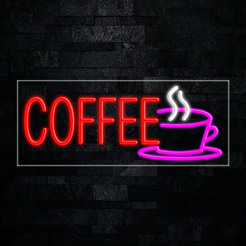 Coffee LED Flex Neon Sign 30" x 12"