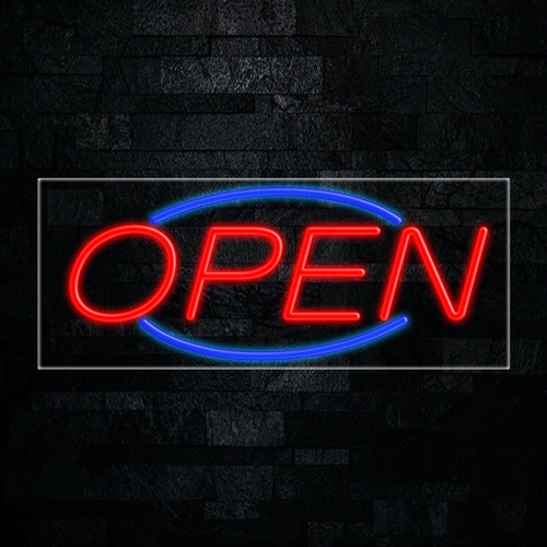 Open LED Flex Neon Sign 30" x 12"