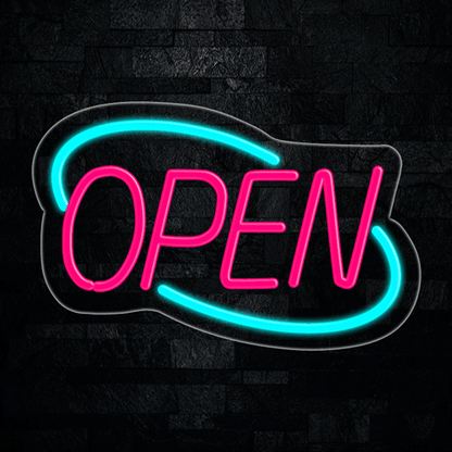 Open LED Flex Neon Sign 22" x 14"