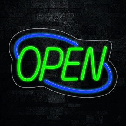 Open LED Flex Neon Sign 22" x 14"