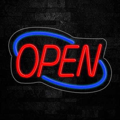 Open LED Flex Neon Sign 22" x 14"