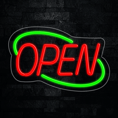 Open LED Flex Neon Sign 22" x 14"