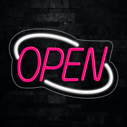 Open LED Flex Neon Sign 22" x 14"