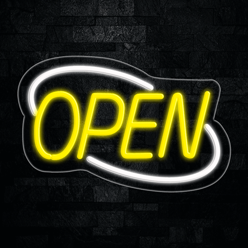 Open LED Flex Neon Sign 22" x 14"