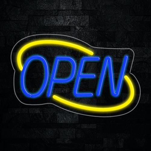 Open LED Flex Neon Sign 22" x 14"