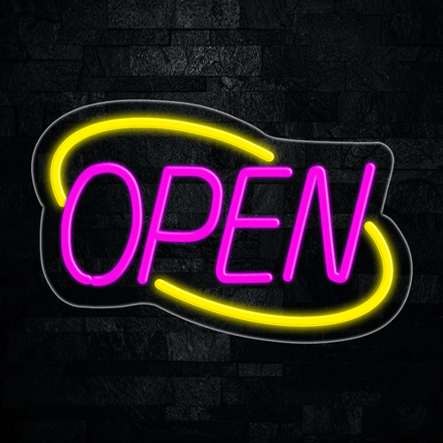 Open LED Flex Neon Sign 22" x 14"