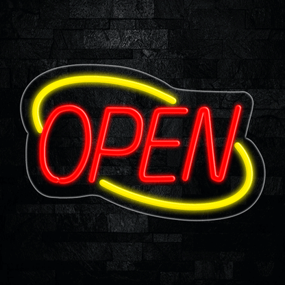 Open LED Flex Neon Sign 22" x 14"