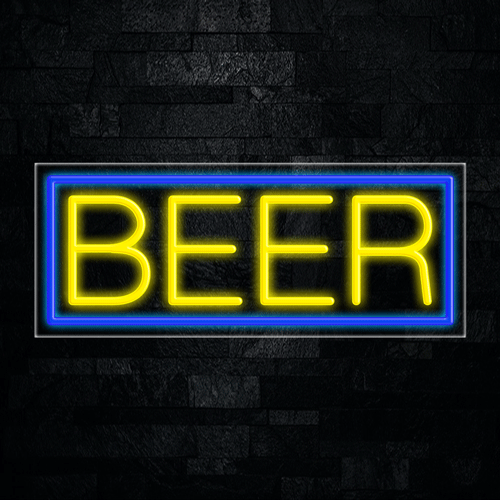 Beer LED Flex Neon Sign 30" x 12"