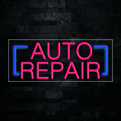 Auto Repair LED Flex Neon Sign 30" x 12"