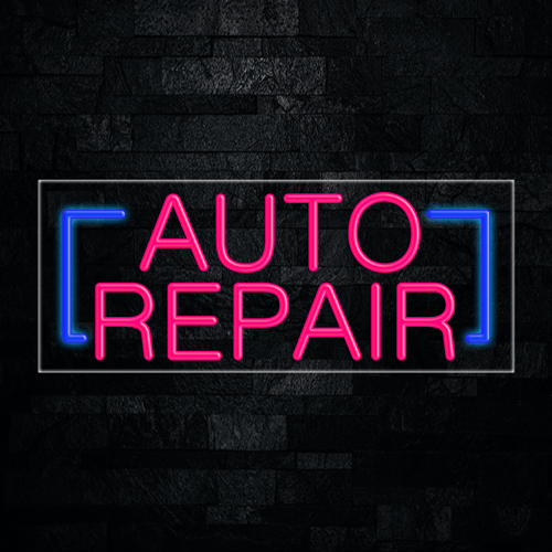 Auto Repair LED Flex Neon Sign 30" x 12"