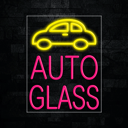 Auto Glass LED Flex Neon Sign 22" x 28"