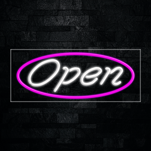 Open LED Flex Neon Sign 30" x 12"