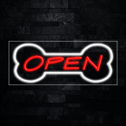 Open LED Flex Neon Sign 30" x 12"