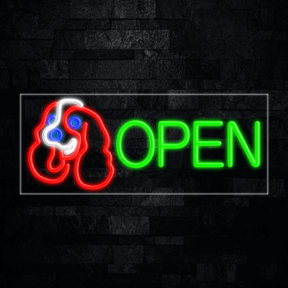 Open LED Flex Neon Sign 30" x 12"