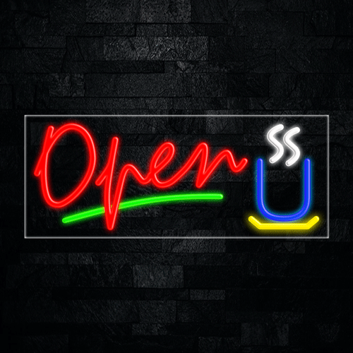 Open LED Flex Neon Sign 30" x 12"