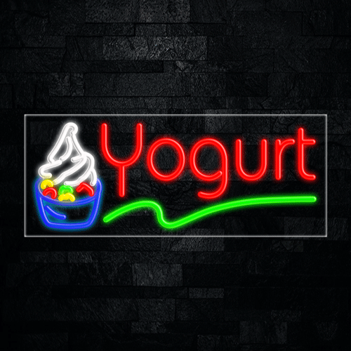 Yogurt LED Flex Neon Sign 30" x 12"