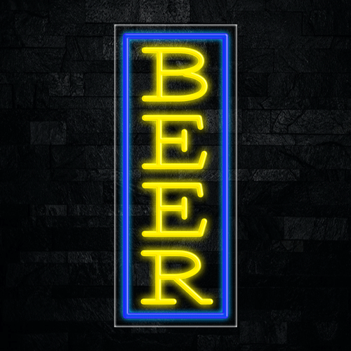 Beer LED Flex Neon Sign 12" x 30"