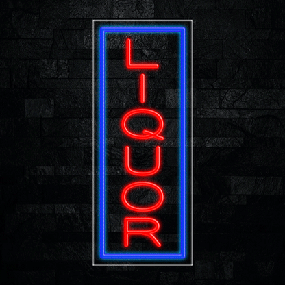 Liquor LED Flex Neon Sign 12" x 30"