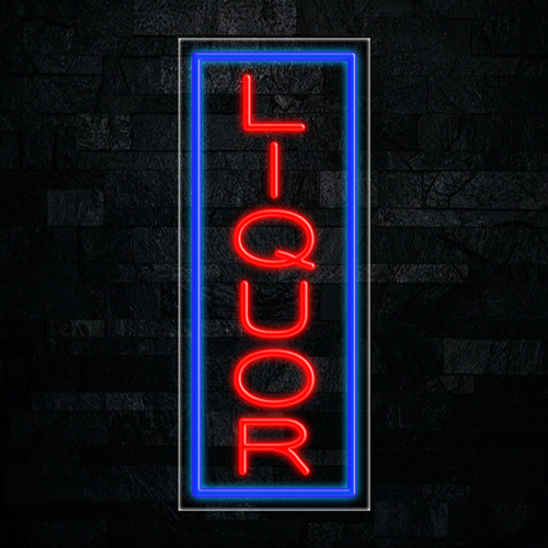Liquor LED Flex Neon Sign 12" x 30"