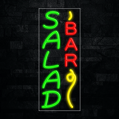 Salad Bar LED Flex Neon Sign 12" x 30"