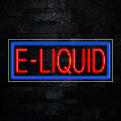 E-liquor LED Flex Neon Sign 30" x 12"