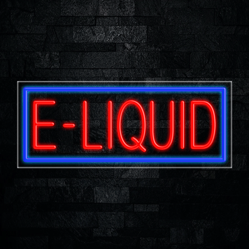 E-liquor LED Flex Neon Sign 30" x 12"