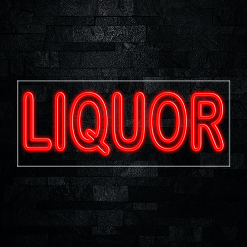 Liquor LED Flex Neon Sign 30" x 12"