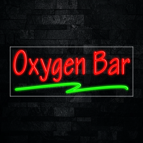 Oxygen Bar LED Flex Neon Sign 30" x 12"