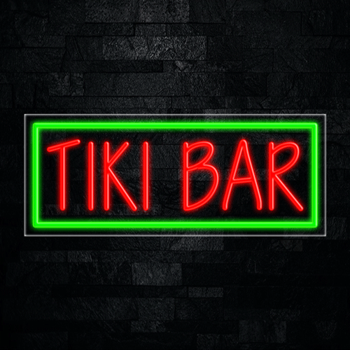 Tiki Bar LED Flex Neon Sign 30" x 12"