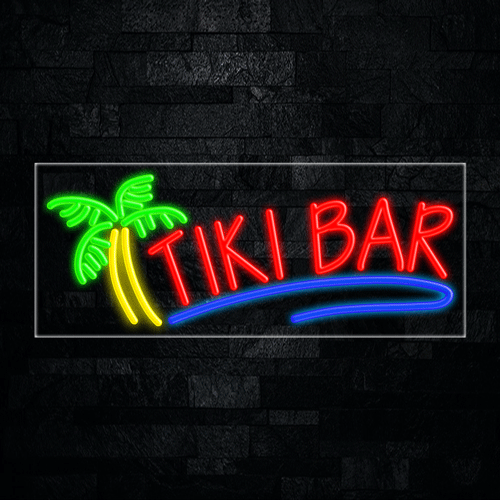 Tiki Bar LED Flex Neon Sign 30" x 12"