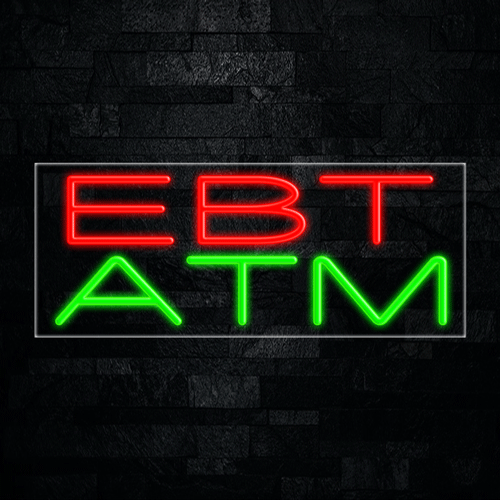 Ebt Atm LED Flex Neon Sign 30" x 12"