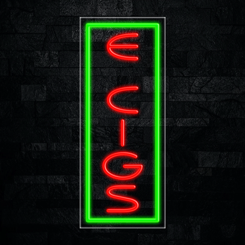 E-cigs LED Flex Neon Sign 12" x 30"