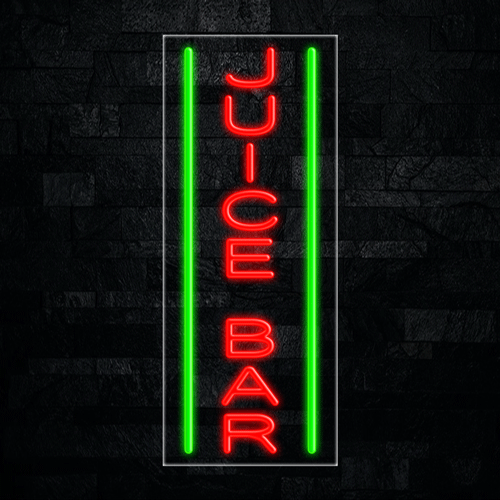 Juice Bar LED Flex Neon Sign 12" x 30"
