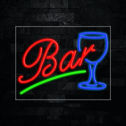 Bar LED Flex Neon Sign 28 x 22