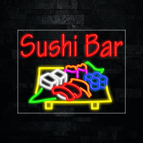 Sushi Bar LED Flex Neon Sign 28" x 22"