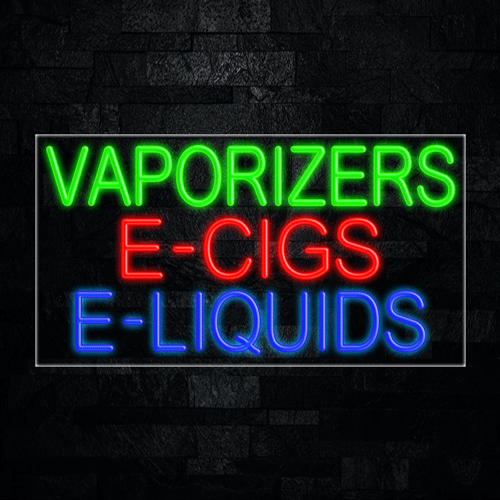 Vaporizers E-cigs E-liquids LED Flex Neon Sign 33" x 18"