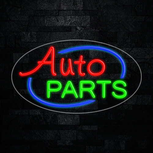 Auto Parts LED Flex Neon Sign 28" x 16"