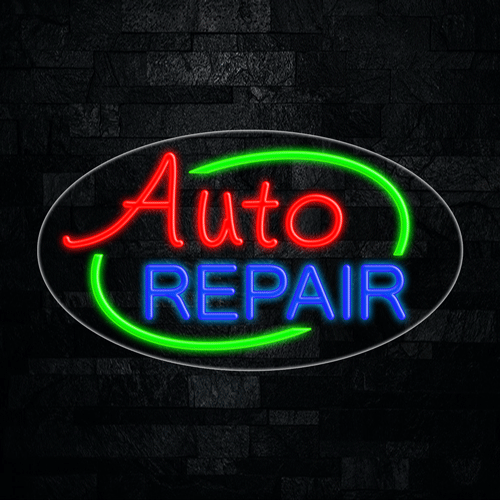 Auto Repair LED Flex Neon Sign 28" x 16"