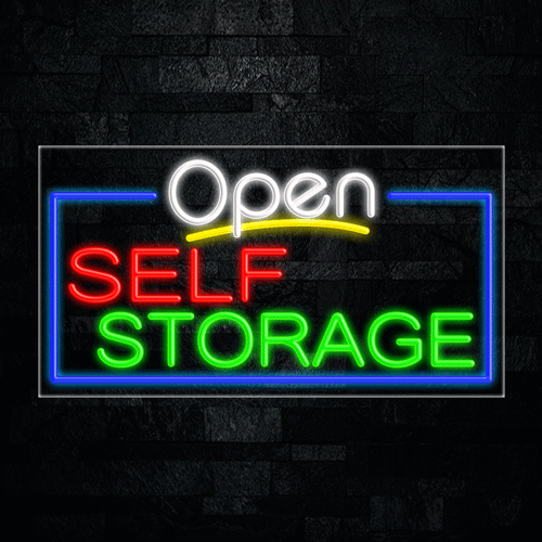 Open Self Storage LED Flex Sign 33"x 18"