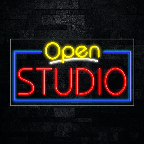 Open Studio LED Flex Sign 33"x 18"