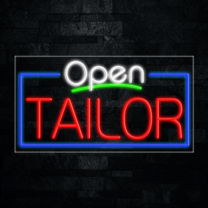 Open Tailor LED Flex Sign 33"x 18"